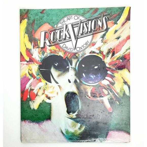 THE ART OF ROCK VISIONS Artist Sandison Oxtoby 1st Edition 1978 NEW SEALED READ! - Picture 1 of 9